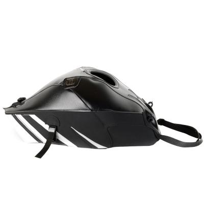 Tapis de r&eacute;servoir Bagster Noir/Noir mat/D&eacute;co Gris clair/Lis&eacute;r&eacute; Argent