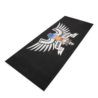 Tapis environnemental BIKETEK CUSTOM AMERICAN EAGLE RIDE TO LIVE 250x100cm