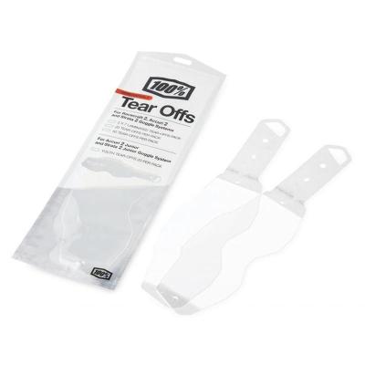 Tear off pour STRATA 2 / ACCURI 2 / RACECRAFT 2 - 20 unit&eacute;s 100