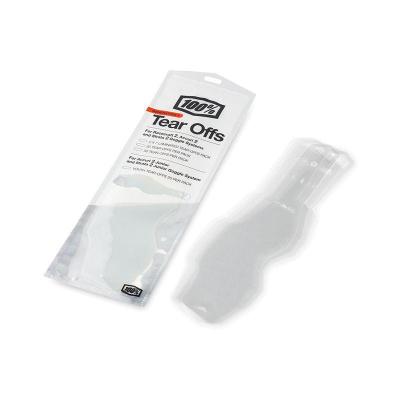 Tear off pour STRATA 2 / ACCURI 2 / RACECRAFT 2 - pack de 50 unit&eacute;s 100