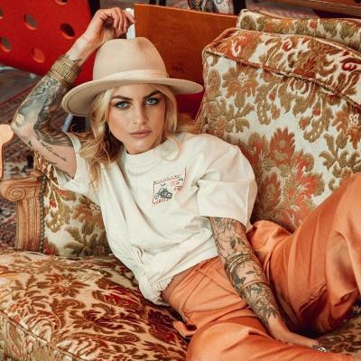 Tee-shirt ROUND COLLAR Freedom Racer WILDUSTSISTERS