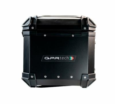 Top case GPR Tech ALPI-TECH Alu - Complet avec support - 35 litres - noir