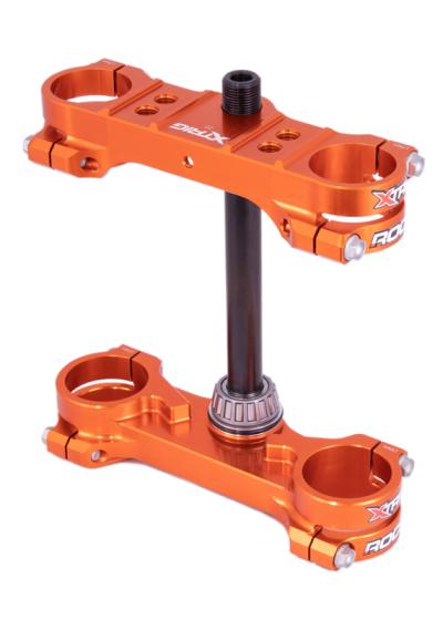 Tés de fourche Xtrig ROCS Tech Offset 22 mm - orange