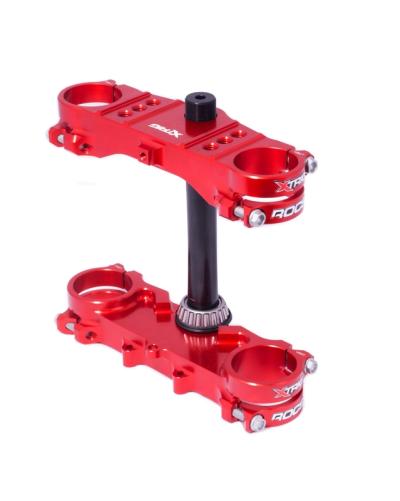 Tés de fourche Xtrig ROCS Tech Offset 28mm rouge
