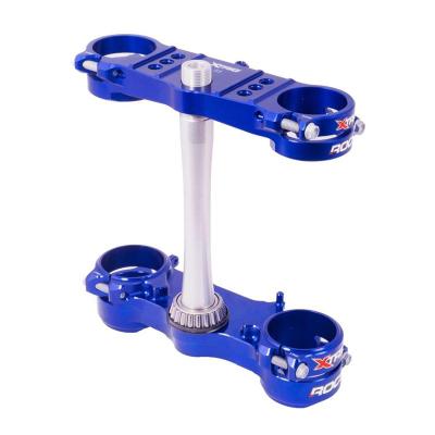 Tés de fourche Xtrig supérieur / inférieur X-Trig ROCS Bleu