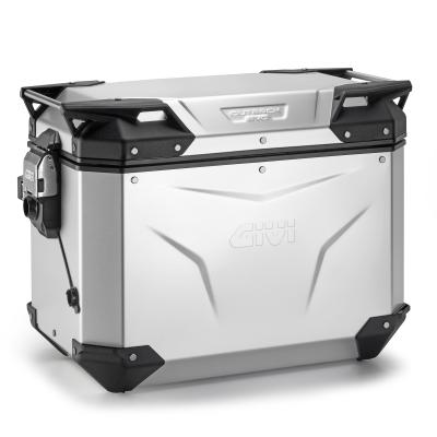 Valise Givi TREKKER OUTBACK EVO SMART 48 LITRES (COTE DROIT) SANS BARILLET - Anodisé