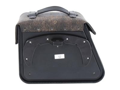 Valise Hepco & Becker Rugged droite pour support C-Bow - marron