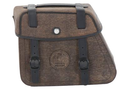 Valise Hepco & Becker Rugged gauche pour support Cutout - marron