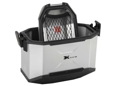 Valise Hepco & Becker Xceed 38 gauche - argent