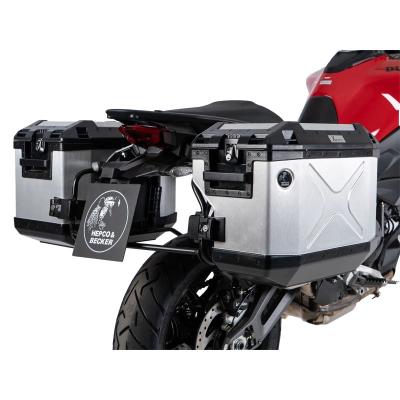 Valise Hepco & Becker Xplorer Cutout kit complet avec support
