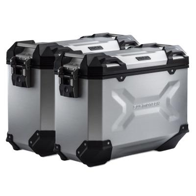 Valise SW-MOTECH KIT COMPLET TRAX ADVENTURE GRIS 45/45 L