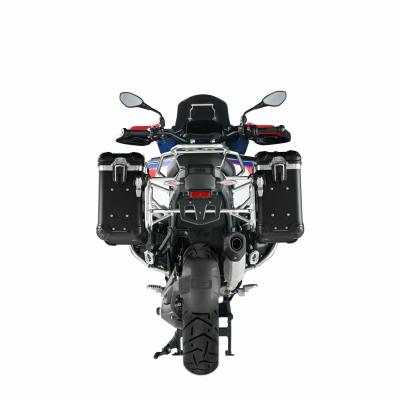 Valise Touratech Kit complet ZEGA Evo 31/31 - Support gris inclus - Anodis&eacute; noir