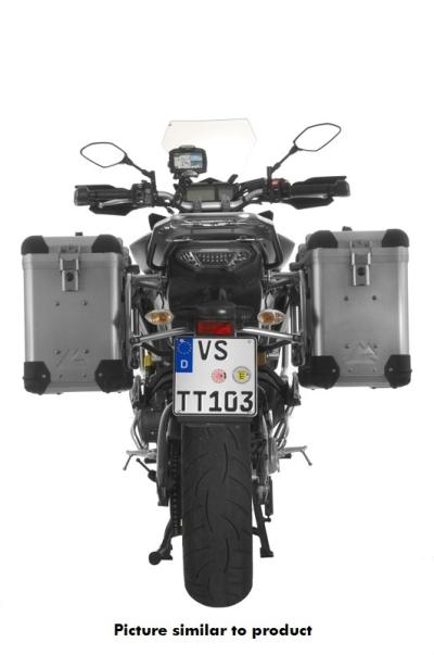 Valise Touratech ZEGA Pro 38/38 - Support noir inclus - Alu