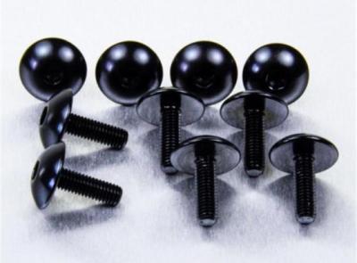 Vis car&eacute;nage t&ecirc;te bomb&eacute;e M5x0,8x16mm (t&ecirc;te XL) Pro-Bolt alu x10