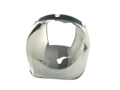 Visi&egrave;re universelle V Parts Bubble irridium argent avec flip-up